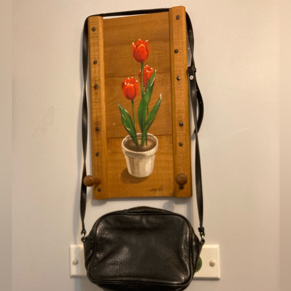 Leather crossbody